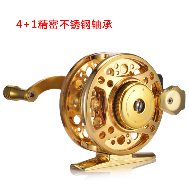 Picture of Dragon Zard Fishing Gear Double Speed with Discharge High Speed Ratio Full Metal Front Run Fishing Line Wheel