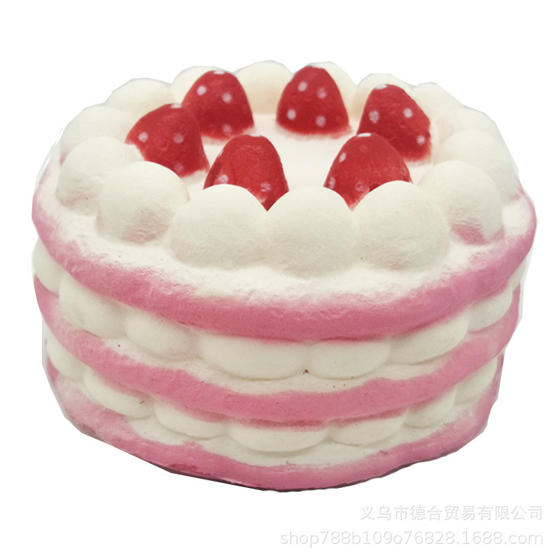 Picture of New slow rebound toy hamburger cake Squishy slow rebound unicorn vent decompression toy props
