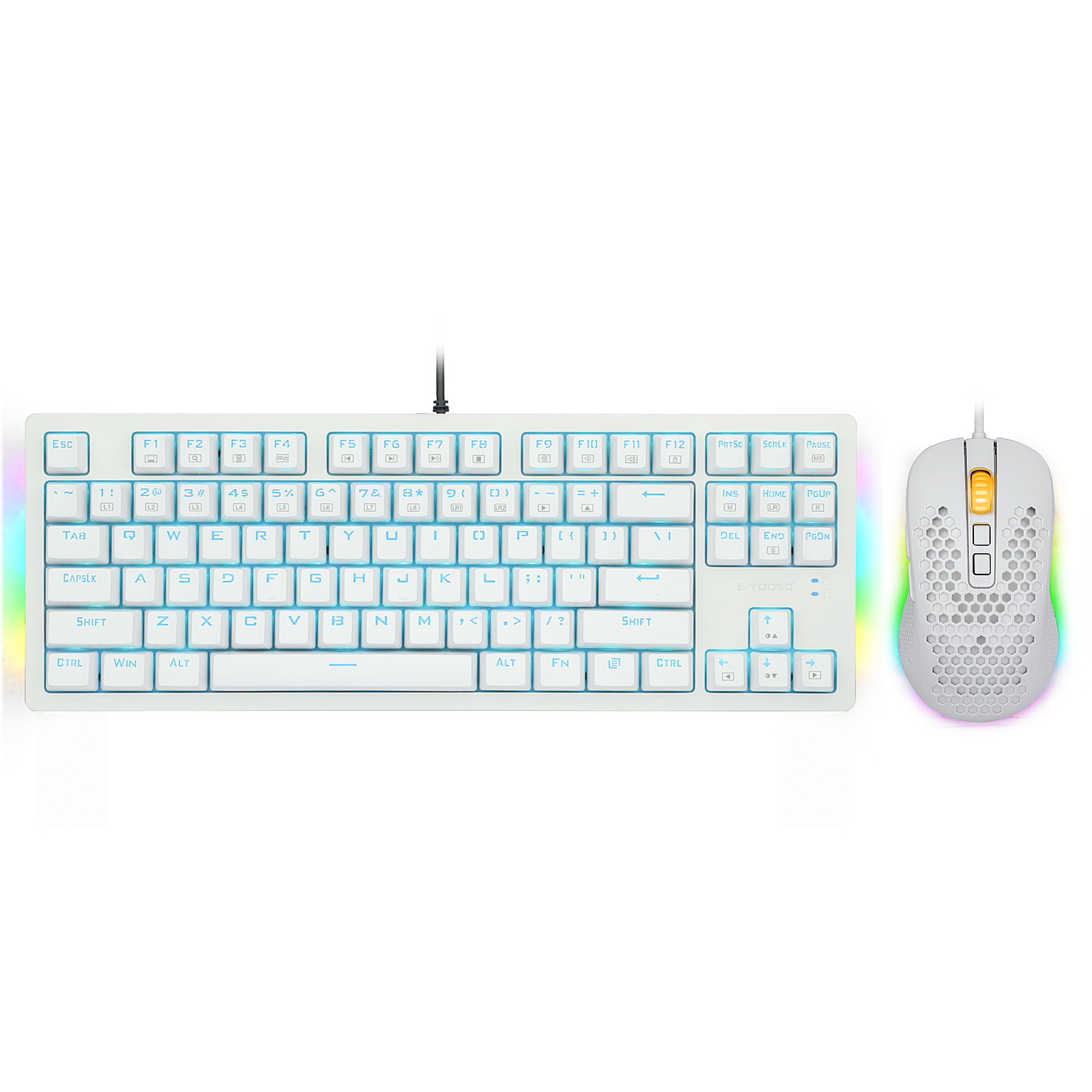Picture of Element Z737 mechanical keyboard 87 key wired gaming keyboard hot plug axis game key