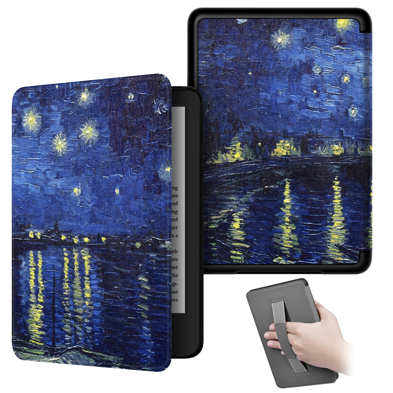Picture of For 2024kindle paperwhite12th handheld painted protective case 7 inch kpw6 color picture protective case