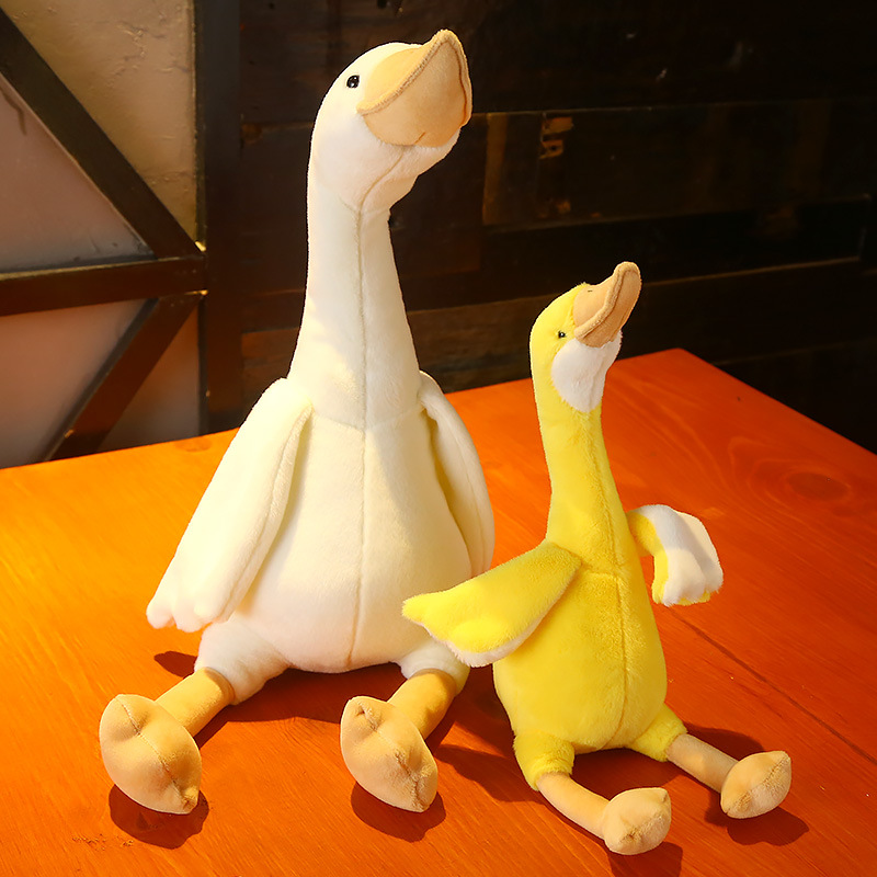 Picture of Simulation Swan Doll Creative Duck Animal Rag Doll Internet Celebrity Big White Goose Doll Plush Toy Gift