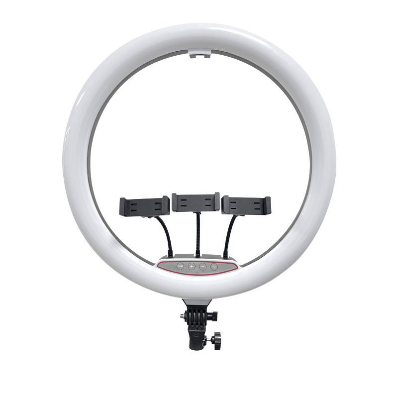 Picture of Factory Direct supply mobile phone live support Photography LED light 2.1 m tripod 22 inch ring fill light