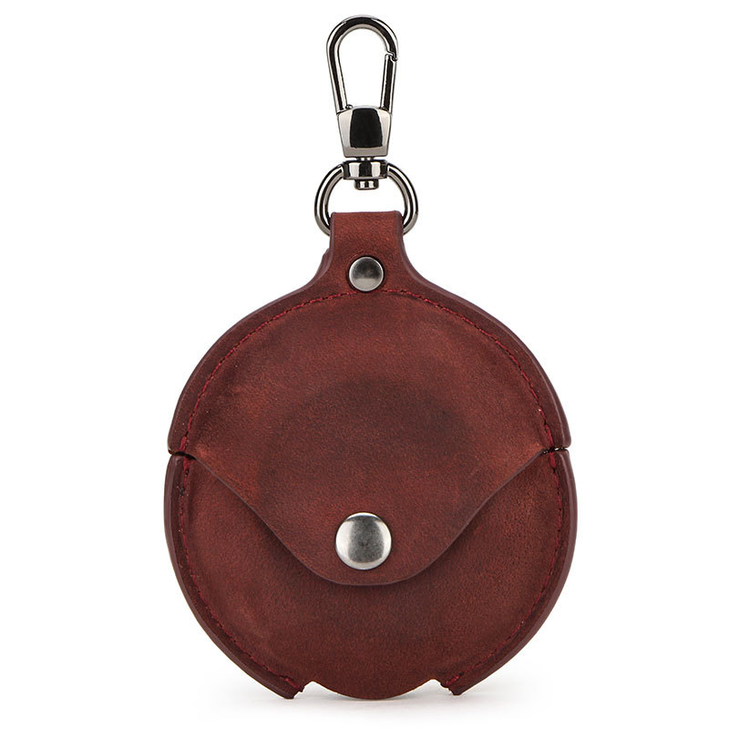 Picture of Suitable for Huawei freebuds3 Protective Case Crazy Horse Leather Hook Convenient Huawei 3rd Generation Wireless Bluetooth Headphone Case