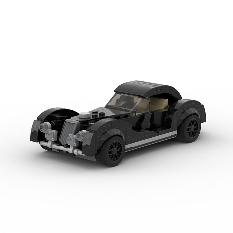 Picture of MOC Building Blocks Set Compatible with Lego Vintage Classic Car Assembled Model speed Series 8-Case Car