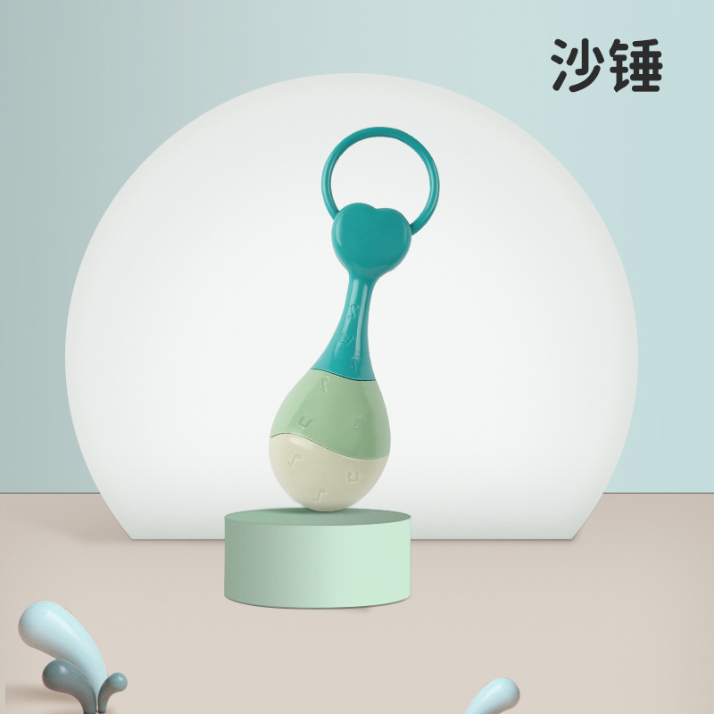 Picture of [] Baby Educational Early Education Note Sand Hammer Hand Rattle Toy Early Education Baby Pursuit Training Grasping
