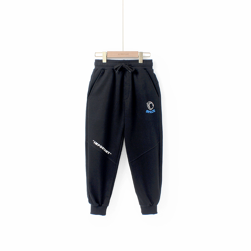 Picture of Autumn Children's Pants Korean Style New Children's Sports Long Pants Big Children's Pure Cotton Casual Anti-Mosquito Pants Children's Pants Wholesale