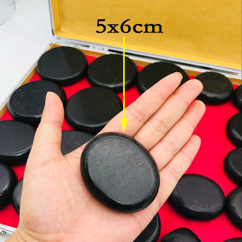 Picture of Jinbolan SPA volcanic energy stone heating box set of 16 pieces automatic constant temperature hot stone set massage Stone