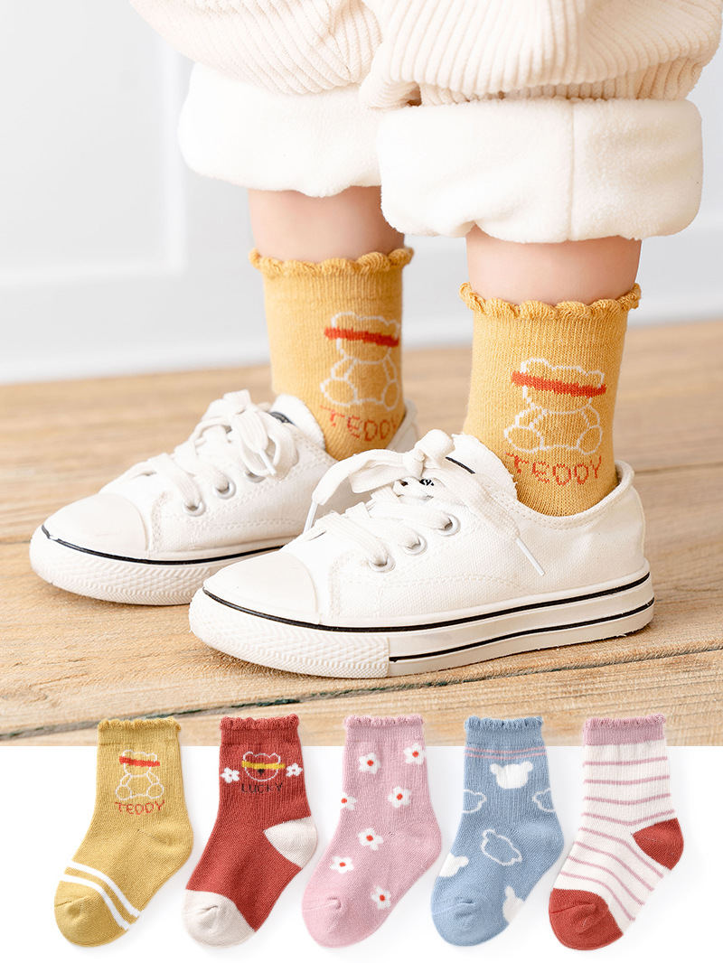 Picture of Children's socks autumn cotton children's socks baby autumn and winter cartoon boys and girls new boys and girls socks