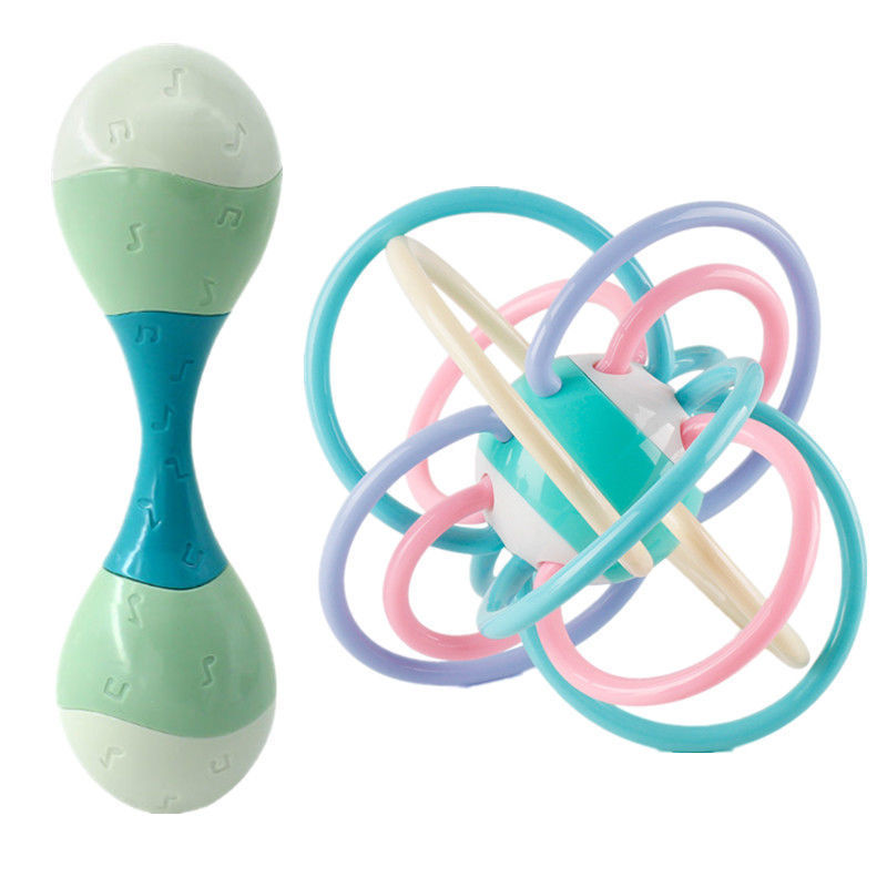Picture of Hand Rattle Baby Toy 0-1 Year Old Tooth Gel Boiled Baby Newborn Rattle Early Education Children Soothing Early Education