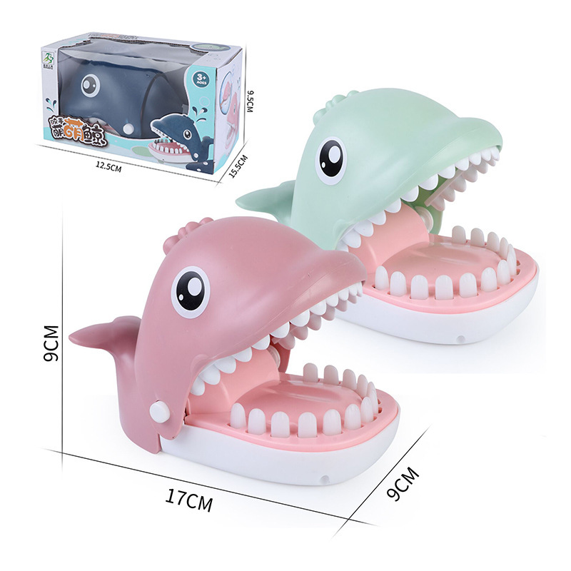 Picture of Stress-Reducing Hand-Biting Crocodile Toy Trick Electric Shark Creative Parent-Child Interactive Game Prank Props Wholesale
