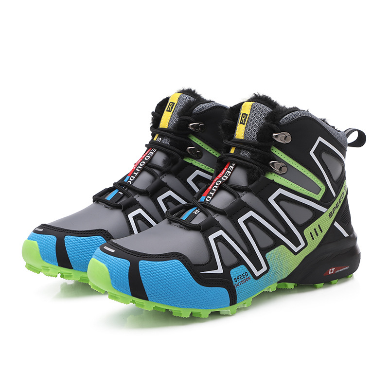 Picture of Cross-border Amazon 2020 winter high-top plus velvet warm hiking shoes outdoor men's shoes hiking shoes factory wholesale