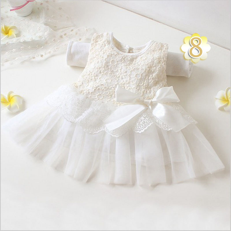 Summer New Girls Baby Baby Princess Mesh Sleeveless Bow Small Size Dress Multi-color Available