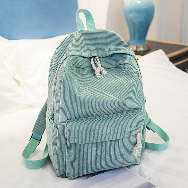 Picture of Schoolbag Women's Korean-style Harajuku ulzzang All-match High School Students Personalized Velvet College Style Backpack Women's Backpack