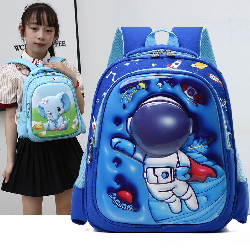 Picture of New Raceway Children's Backpack 2024 New Cartoon Pattern Kindergarten Lightweight Ridge Protection Not Large Capacity Backpack