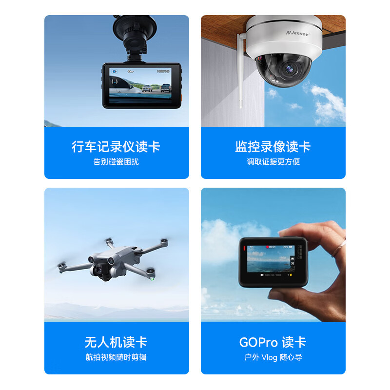 Picture of Cross-Border Lighting Mobile Phone Card Reader Otg Adapter Tf Card Sd Card Mobile Phone Computer Camera Card Reader