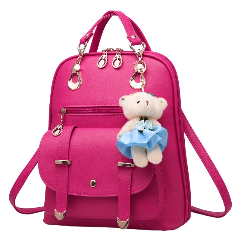 New Fashionable Korean-style Women's Single-shoulder Double-purpose Large-capacity Backpack Fashion Casual Travel Bag for Women
