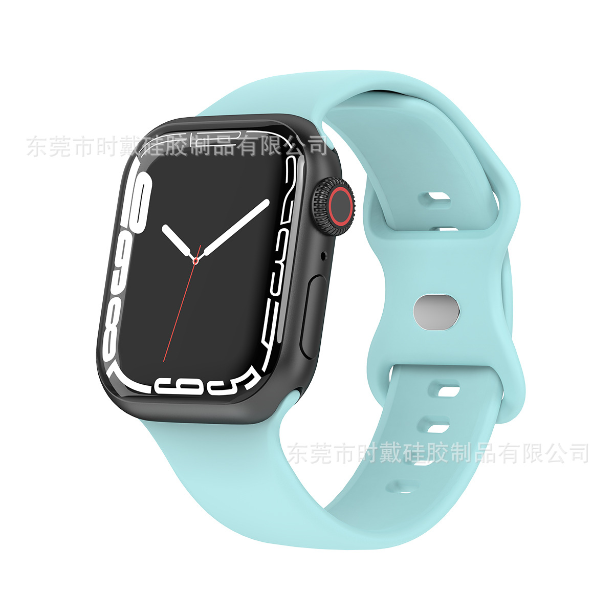 Picture of strap Watch 8 generation/Ultra/SE solid color silicone buckle iwatch strap