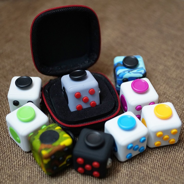 Picture of Fidget cube decompression cube anti-pressure irritability dice psychological hint cube artifact irritability cube