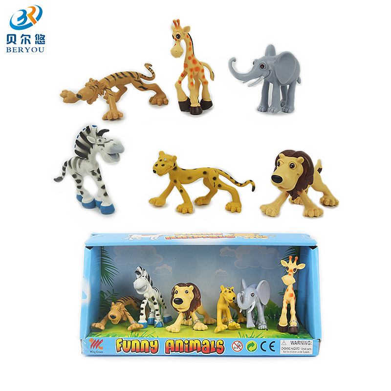 Picture of Cross-border Jurassic solid dinosaur model toy animal model lion tiger dinosaur toy children small toy