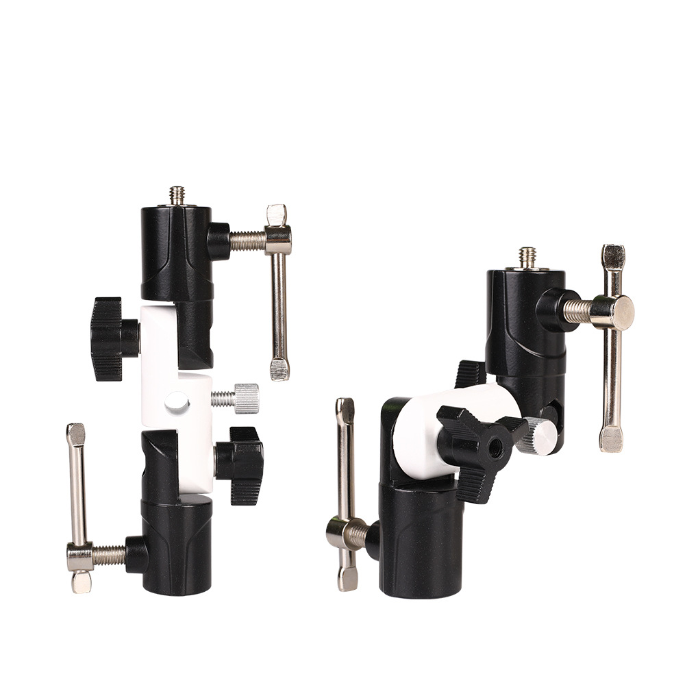 Picture of Lamp holder shading umbrella adjustable three-section lamp holder lamp holder base H-type tripod adapter flash lamp holder