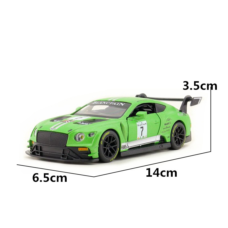 Picture of Yufeng Make 1:32 Bentley GT3 Racing Acousto-optic Power Simulation Metal Alloy Model Collection
