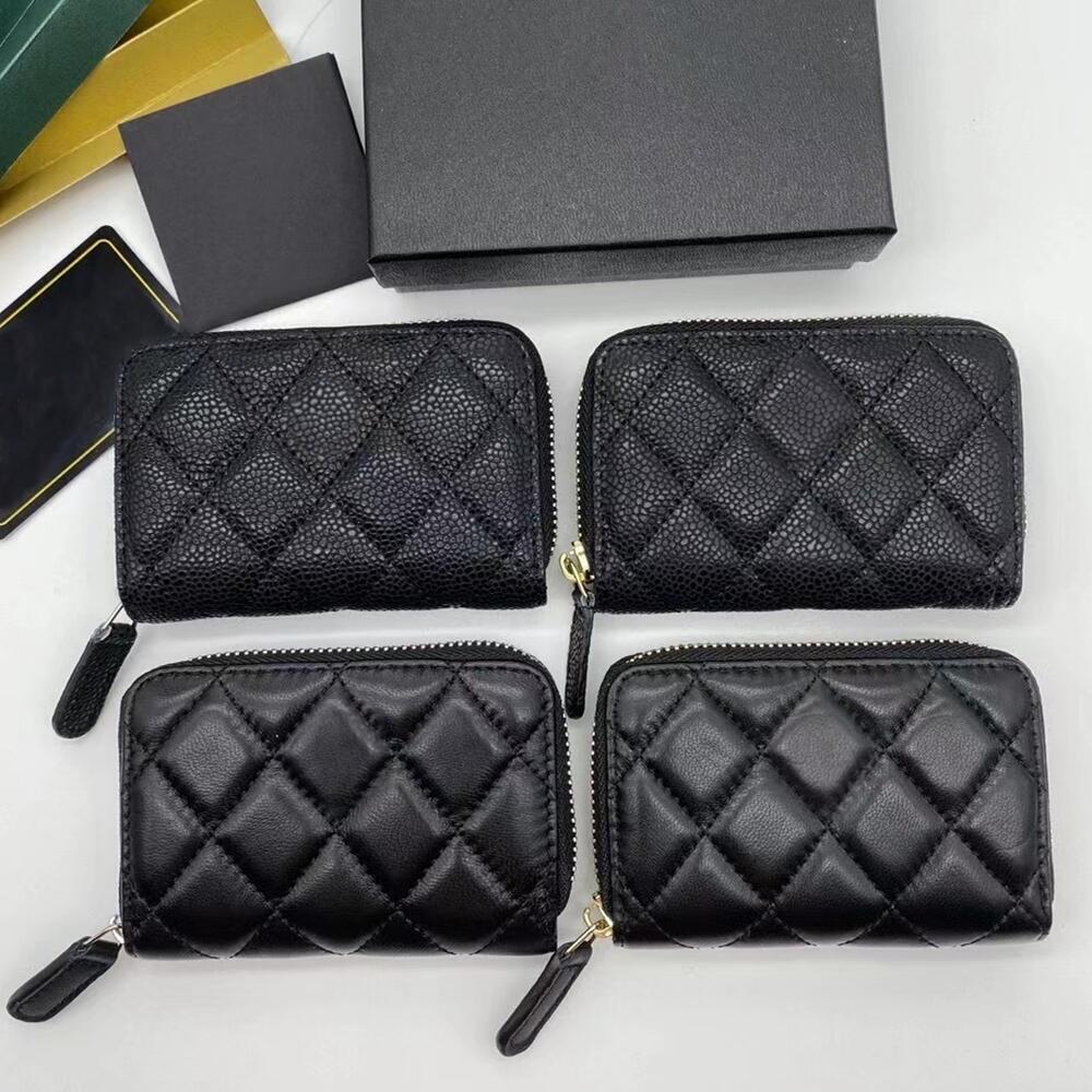 Picture of Grandma Fragrant Luxury Rhomboid Small Fragrance Fashion Sheepskin Credit Card Holder Card Case Coin Purse Card Holder Cross-border Explosions