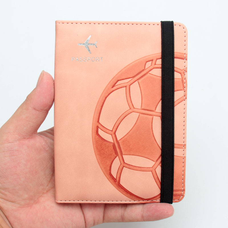 Picture of RFID anti-magnetic football Passbook holder Qatar World Cup air ticket holder multi-card seat strap travel Passbook Holder