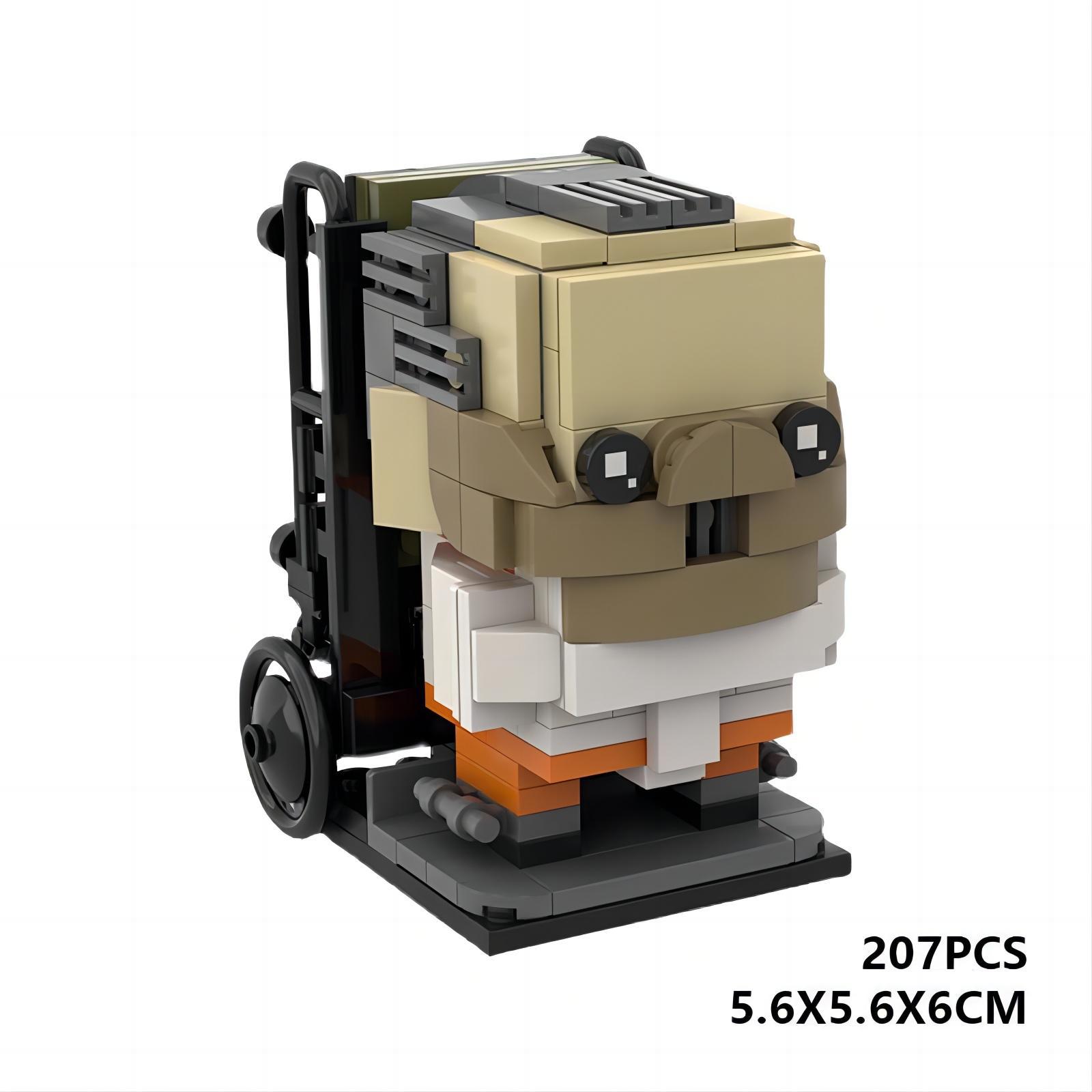 Picture of MOC Set Silence of the Lambs Hannibal Compatible Lego Small Particle 46069 Creative Square Head