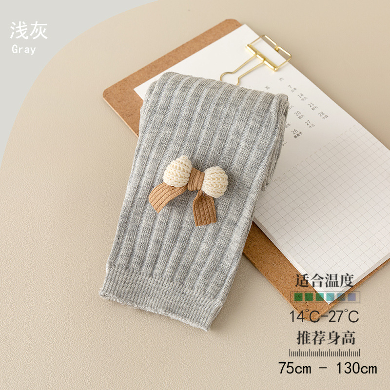 Picture of New Girls Leggings Children's Pants Spring and Autumn Pit High Waist Casual Outfit Baby Leggings Socks Wholesale