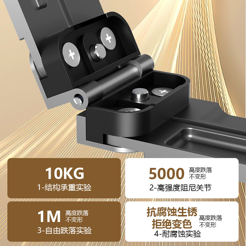 Picture of N3 Single Fork Aluminum Alloy Laptop Bracket Heightened Heat Dissipation Game Book Universal Foldable Storage Support Frame