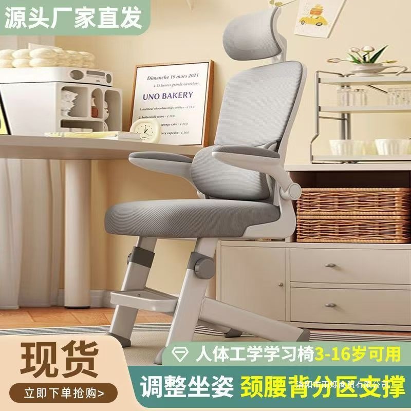 Study chair, special writing and lifting chair for teenagers, middle and high school students, home comfort, dormitory desk and chair