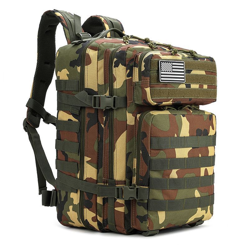 Picture of Cross-Border Popular Outdoor Tactical Backpack Molle Mountaineering Hiking Cycling Camouflage Bag Multi-Functional Sports Backpack