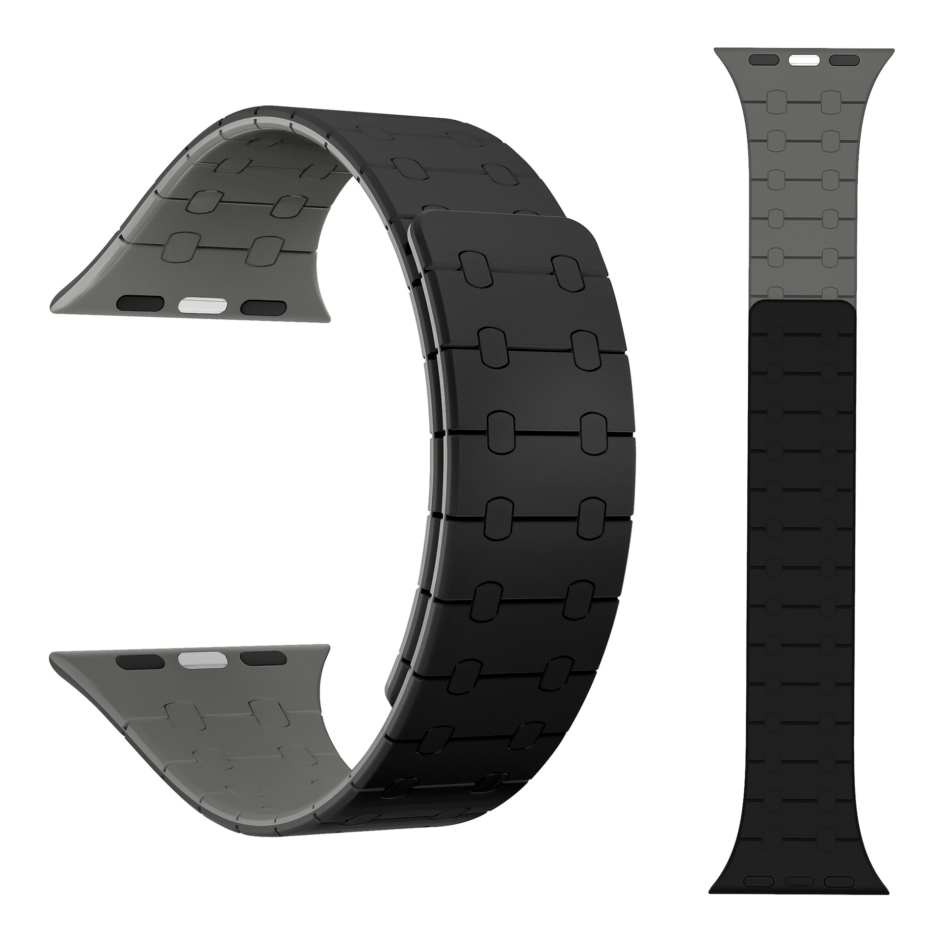 Picture of For Apple Watch Strap Magnetic Iwach8/9 Silicone Magnetic Apple Watch 8/9 Strap Classic Two-Tone