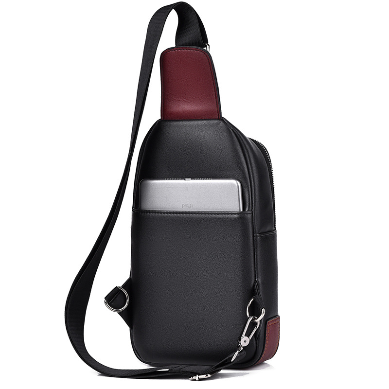 Picture of New Men's Chest Bag, Men's Bag, Crossbody Bag, Men's Casual Bag, Business Outing Shoulder Bag, Fashion Hanging Bag, Small Backpack
