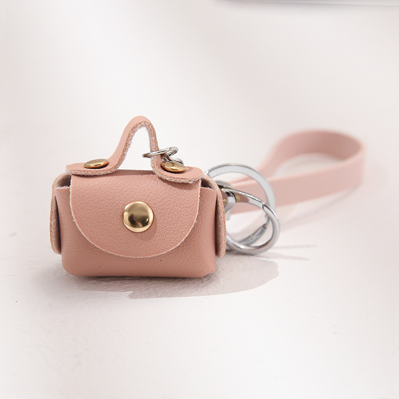 Picture of Yuelu Creative Pu Leather Coin Purse Mini Small Storage Bag Pendant Creative Keychain Pendant Small Gift