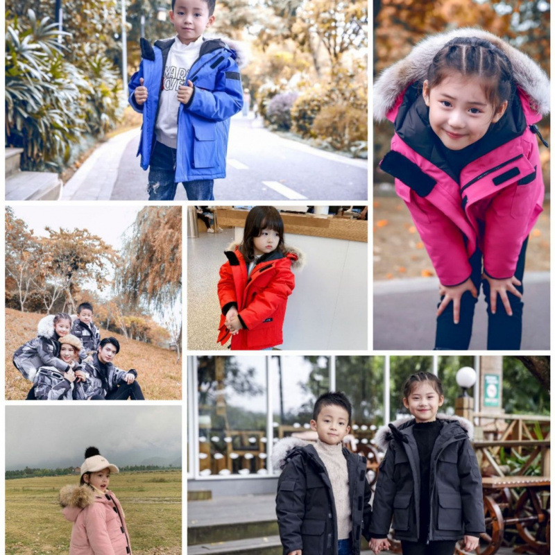 Big Goose Children's down Jacket C08 Expedition Canadian Parker Boys and Girls Parent-Kids Outdoors Coat 4565Y