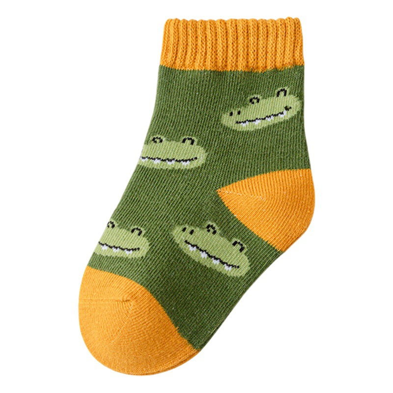 5 pairs-children's socks autumn and winter socks girls 1-3 years old boy cartoon children's socks baby socks spring and autumn socks