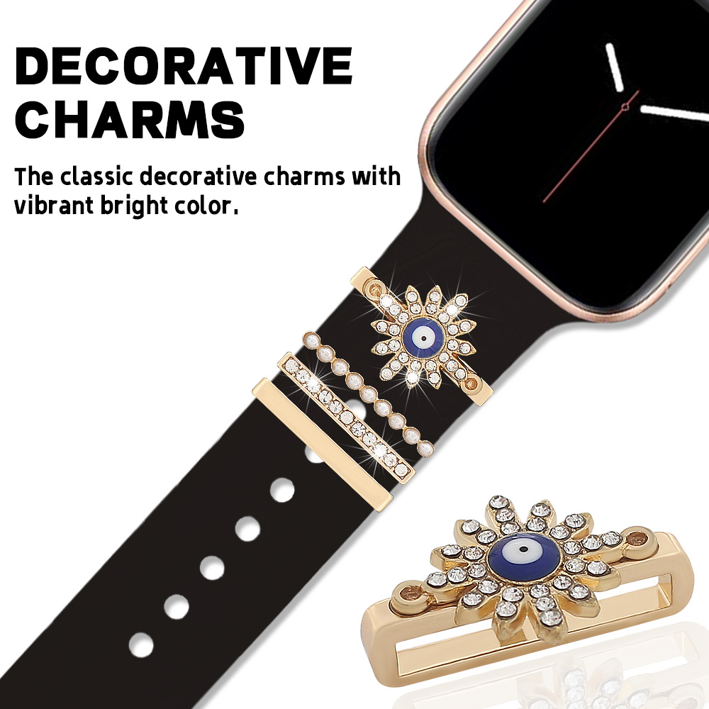 Picture of Apple Watch Universal Silicone Strap Devil's Eye Decoration for Apple Watch