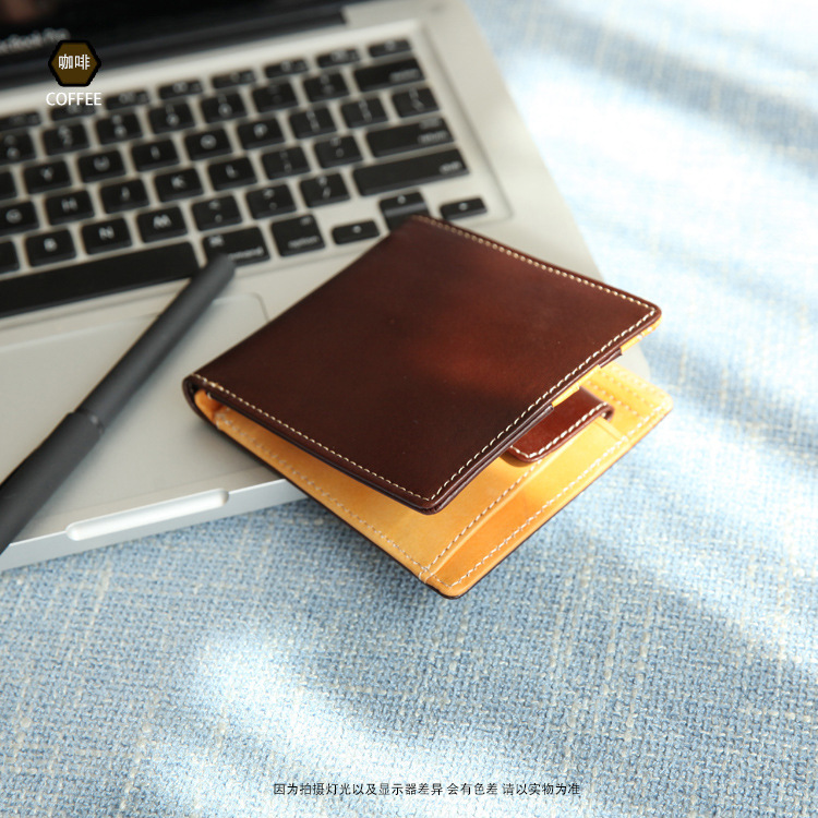 Picture of Cross-Border Exclusive 2025 New Genuine Leather Wallet Original Business Casual Short Men's Source Factory Ready Stock Change