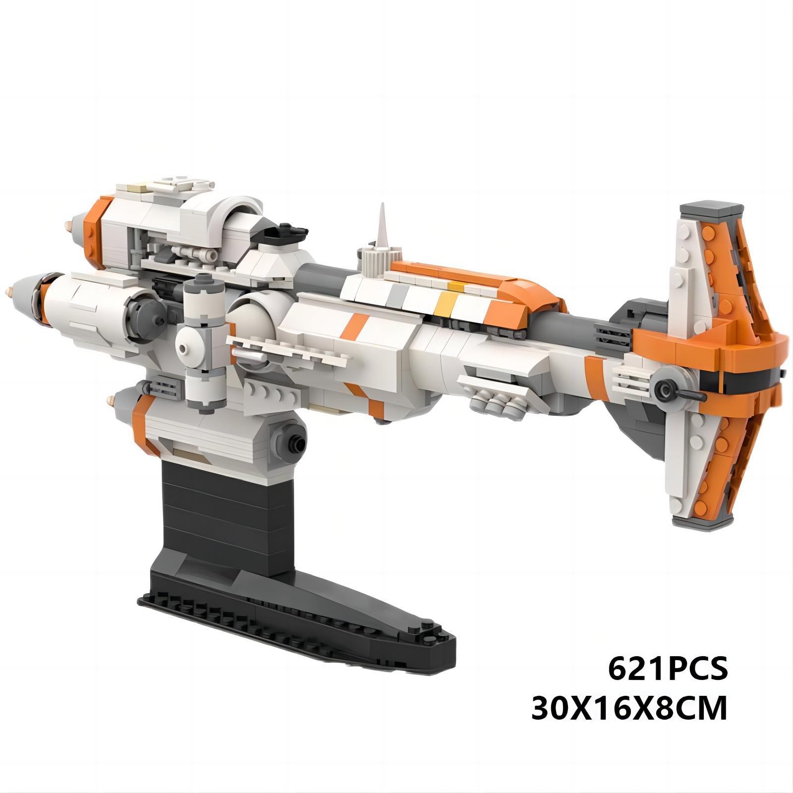 Picture of Moc Compatible with Lego Set Hammer-Level Frigate Medium-Sized Building Blocks 57178 Planet Series