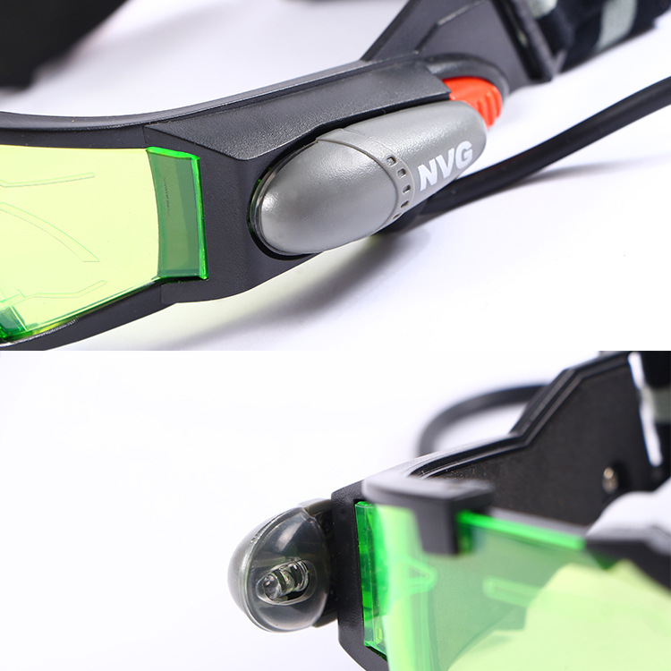 Picture of Bar headlight head-mounted goggles with lights windproof anti-impact protective mirror anti-firecrackers protective mirror