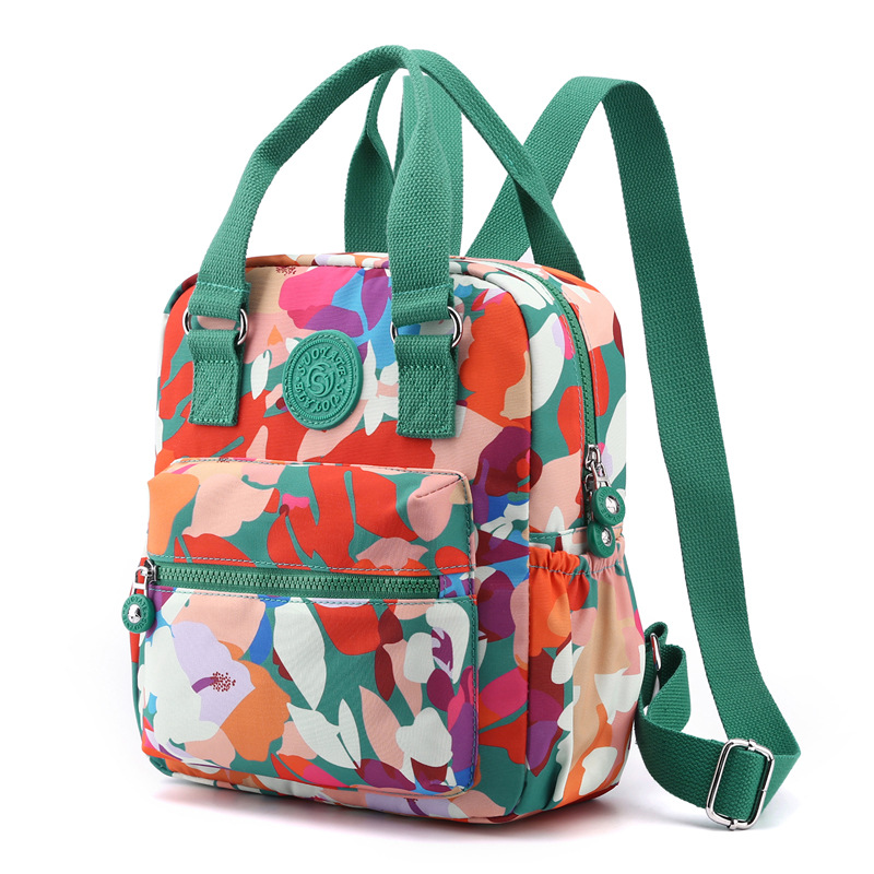 Picture of Simple Schoolbag Printed Backpack High-end Women's Portable Waterproof Backpack Large Capacity Shoulder Bag Cross-Border