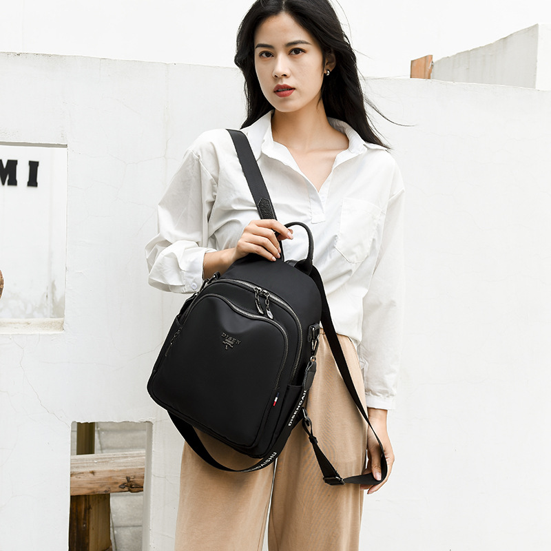 Picture of Backpack Women's 2021 New Waterproof Oxford Cloth Bag Canvas Korean Style All-match Fashion Anti-theft Women's Travel Backpack