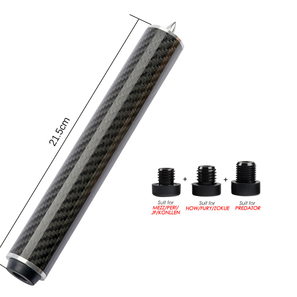 Picture of Metz Club Extension Pin Cue Jaguar Howe Nine Club Carbon Fiber Extension Pin Accessories Extension