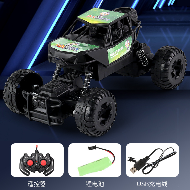 Picture of Alloy Climbing Remote Control Car Drift Off-road Vehicle Two-wheel Drive Climbing Big Foot Remote Control Racing Boy Charging Toy Car