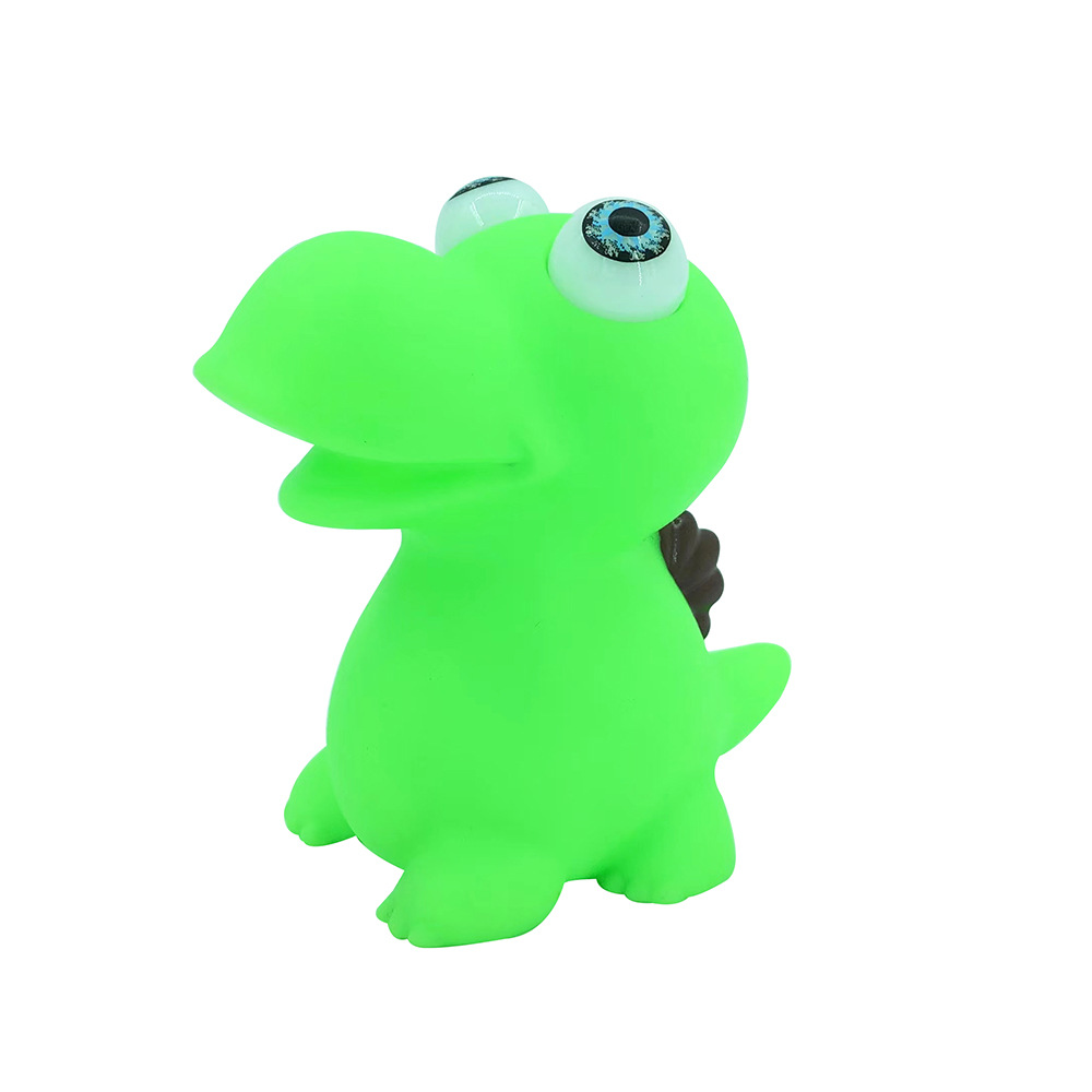 Picture of Cross-border cartoon factory direct decompression animal squeeze doll decompression pinch music stare eye vent toy