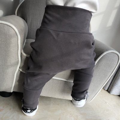 Picture of Clearance No Return No Change Baby High Waist Belly Pants Girls' Large PP Pants Children's Baby Children's Harlan Pants