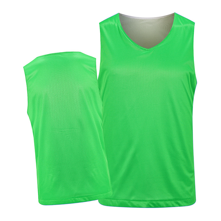 Picture of Double-layer double-sided wearable basketball suit men's printed light board basketball training jersey competition team uniform diy team