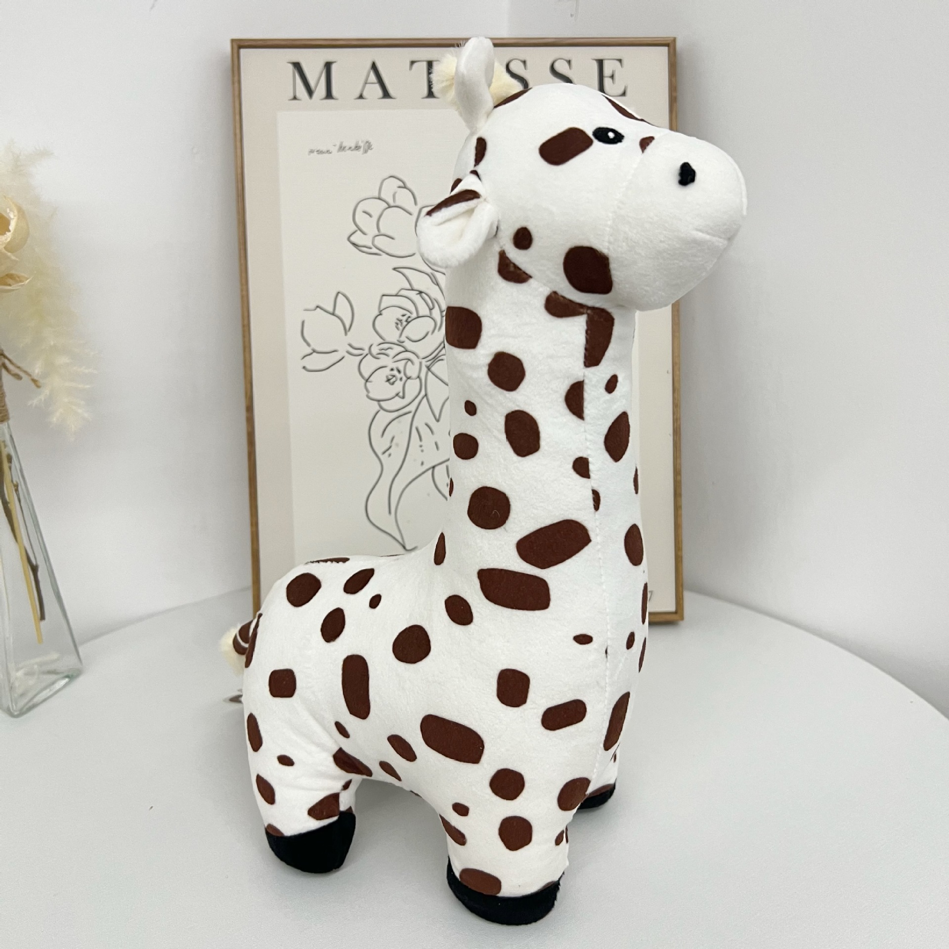 Picture of Popular Giraffe Plush Pillow Baby Newborn Sleeping Pillow Soothing Sleep Companion Pillow Leg-Hugging Gadget