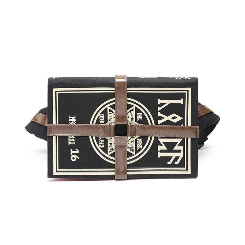 Picture of Animation Peripheral Backpack Heretic Judge Fire Magic Book Messenger Bag Fff Group Prop Bag Cos Student School Bag